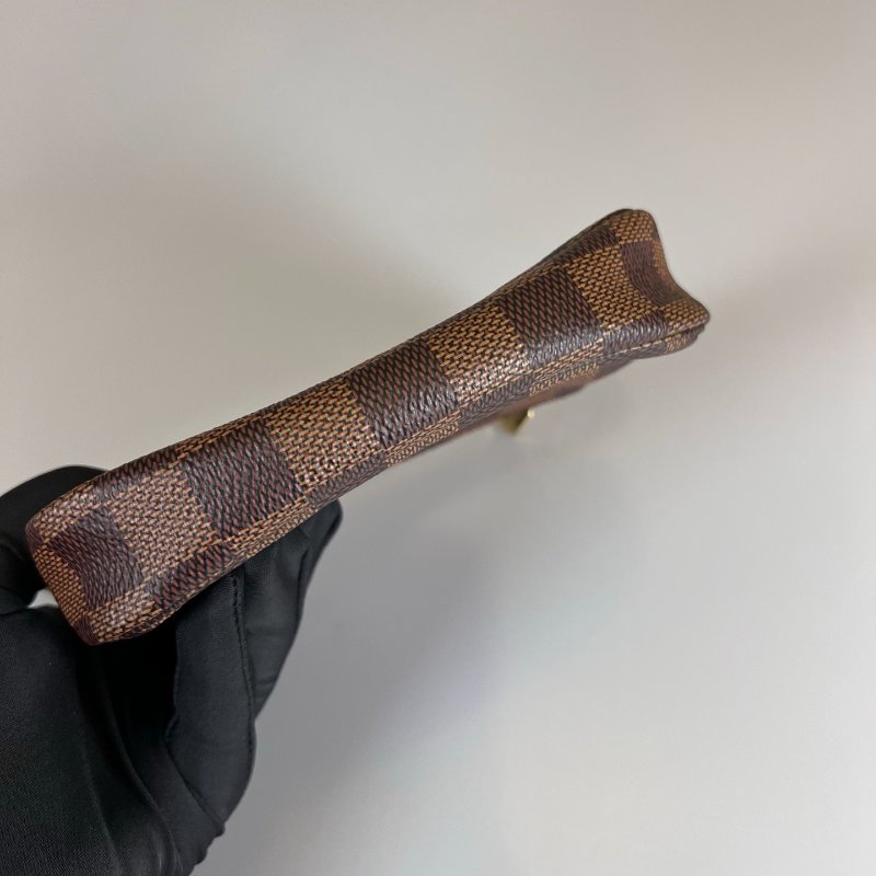 LV N58009 棕棋盤格麻將包 MINI-4