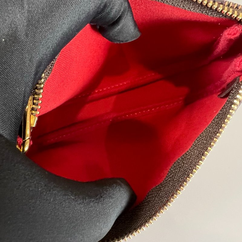 LV N58009 棕棋盤格麻將包 MINI-5