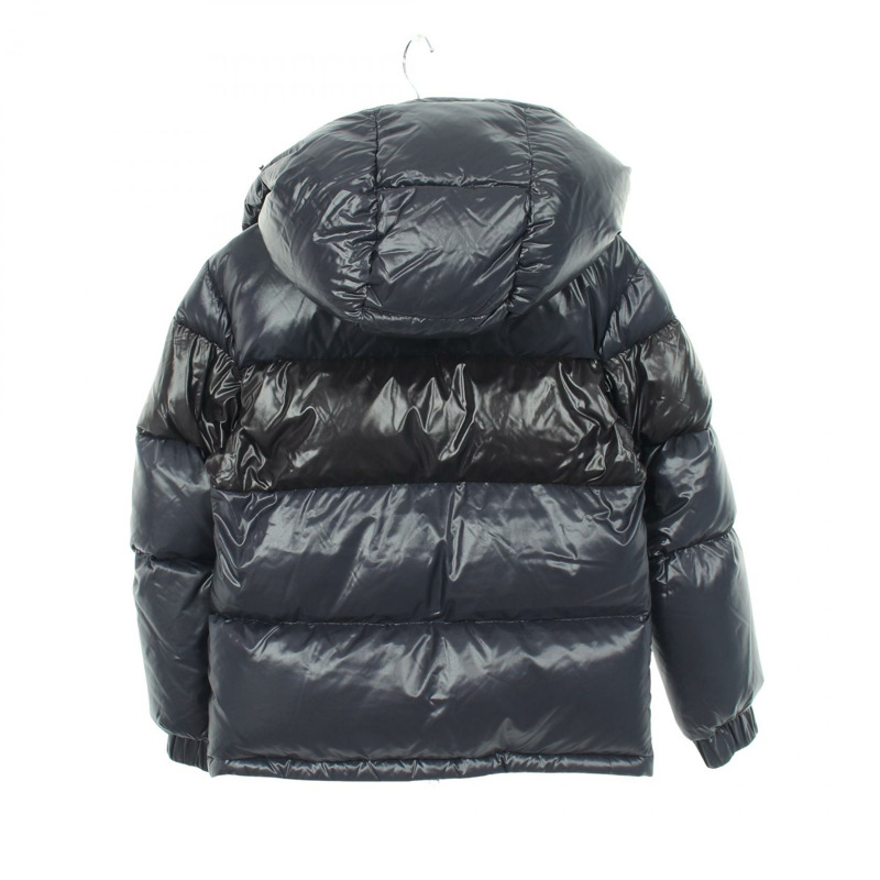 MONCLER GARY 連帽羽絨外套 4190785 尼龍 海軍藍 黑色 二手 男款 #0-1