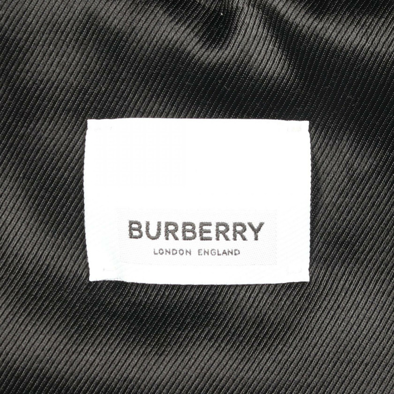 BURBERRY BROOKLAND 男士黑色尼龍短夾克 8038997 二手 #UK6-2