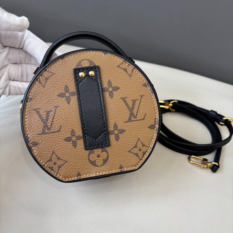 近新品 路易威登/Louis Vuitton 老花mini硬餅圓餅包-1
