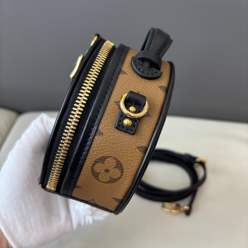 近新品 路易威登/Louis Vuitton 老花mini硬餅圓餅包-2