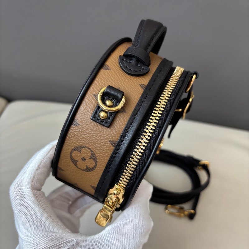 近新品 路易威登/Louis Vuitton 老花mini硬餅圓餅包-3