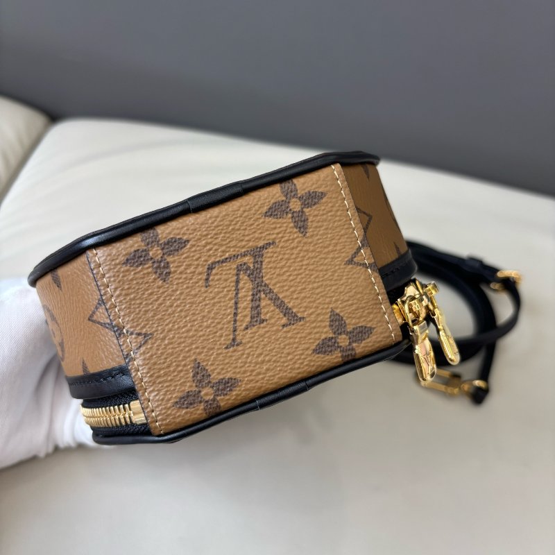 近新品 路易威登/Louis Vuitton 老花mini硬餅圓餅包-4