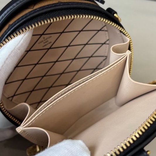 近新品 路易威登/Louis Vuitton 老花mini硬餅圓餅包-8