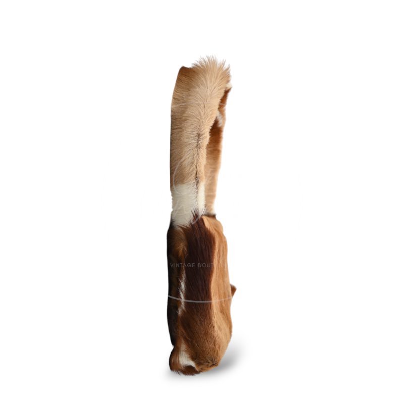 中古 芬迪 Fendi Mamma 法棍包 Mamma Baguette 貂毛 in Fur-2