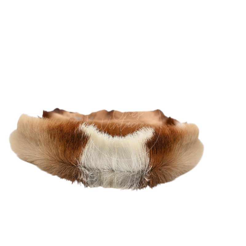 中古 芬迪 Fendi Mamma 法棍包 Mamma Baguette 貂毛 in Fur-8