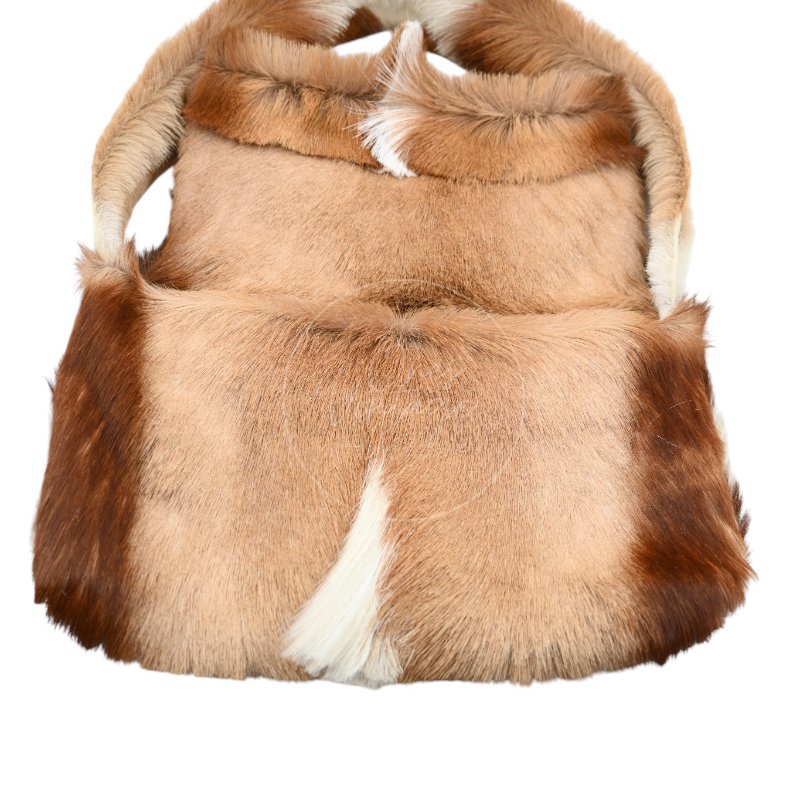 中古 芬迪 Fendi Mamma 法棍包 Mamma Baguette 貂毛 in Fur-11