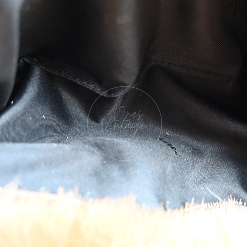 中古 芬迪 Fendi Mamma 法棍包 Mamma Baguette 貂毛 in Fur-17