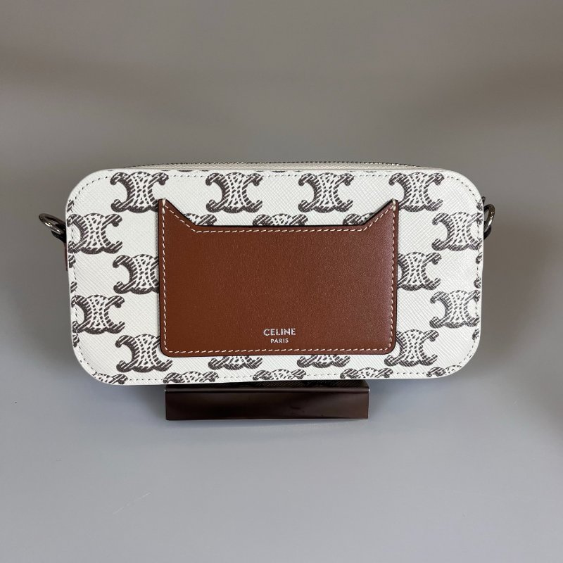 CELINE  白滿版凱旋門斜背包-1
