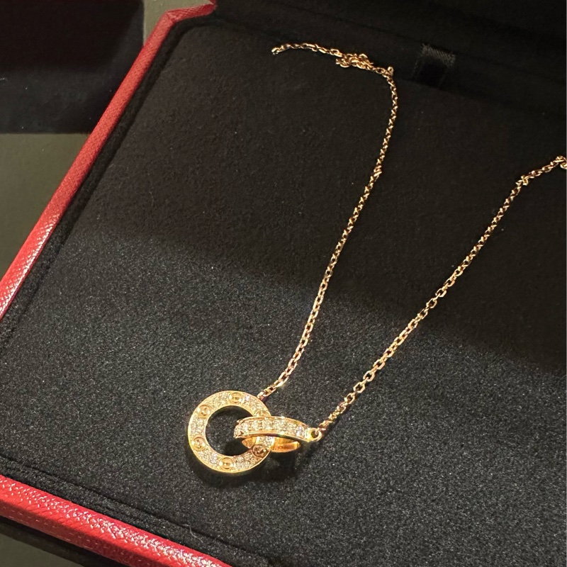 Cartier love系列玫瑰金全新閑置品-1