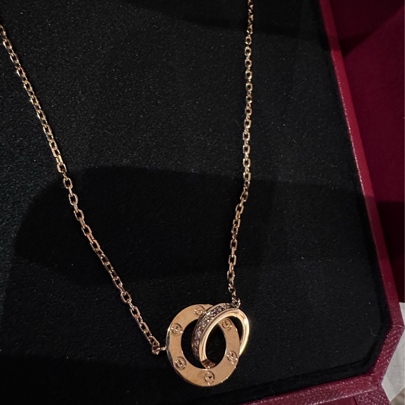Cartier love系列玫瑰金全新閑置品-10