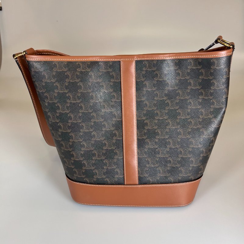 CELINE  老花凱旋門水桶包 中號-1