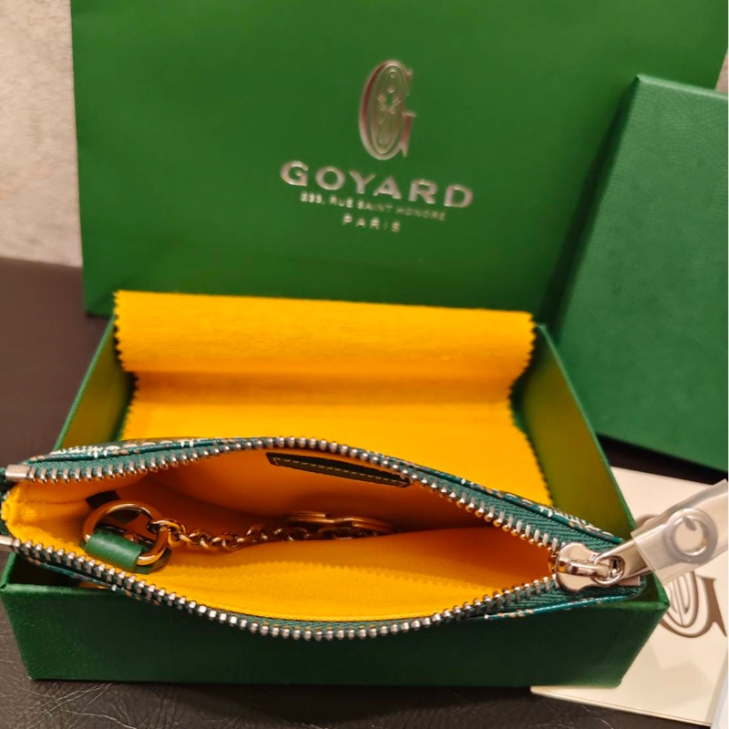 Goyard 高雅德 綠色鑰匙零錢包/全新美品-3