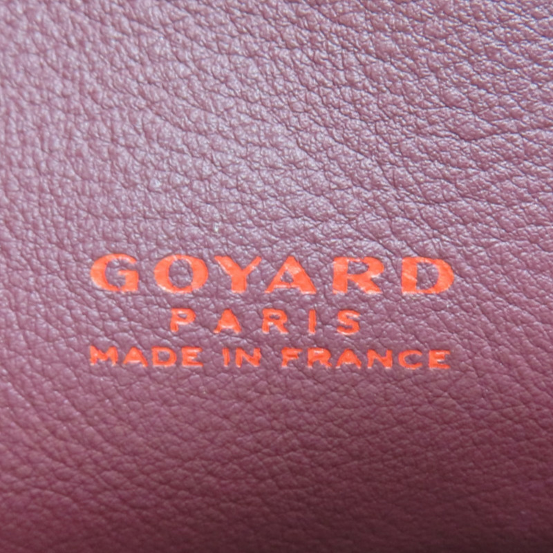 酒紅色 Goyardine塗層帆布 Anjou Mini 肩背包【GOYARD 高雅德】-8