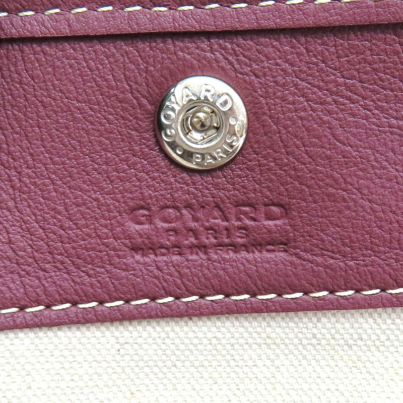 酒紅色 Goyardine塗層帆布 Anjou Mini 肩背包【GOYARD 高雅德】-9