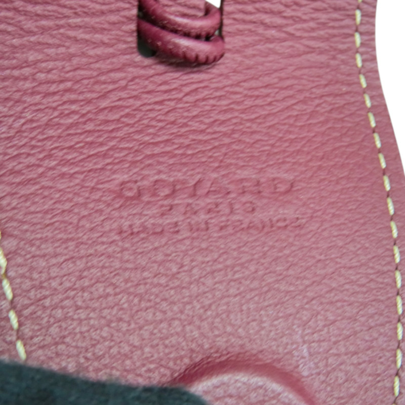 酒紅色 Goyardine塗層帆布 Anjou Mini 肩背包【GOYARD 高雅德】-10