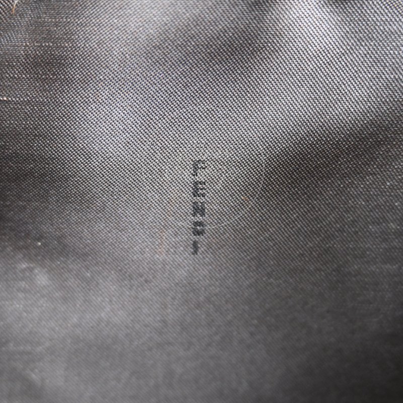 中古 芬迪 Fendi 棕色小馬毛 Brown Pony Hair  棕黑色肩背包-21