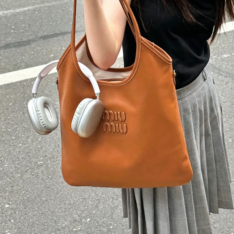 MiuMiu系千金風超限量低價中號ivy手提包肩背包托特包 🪗-7