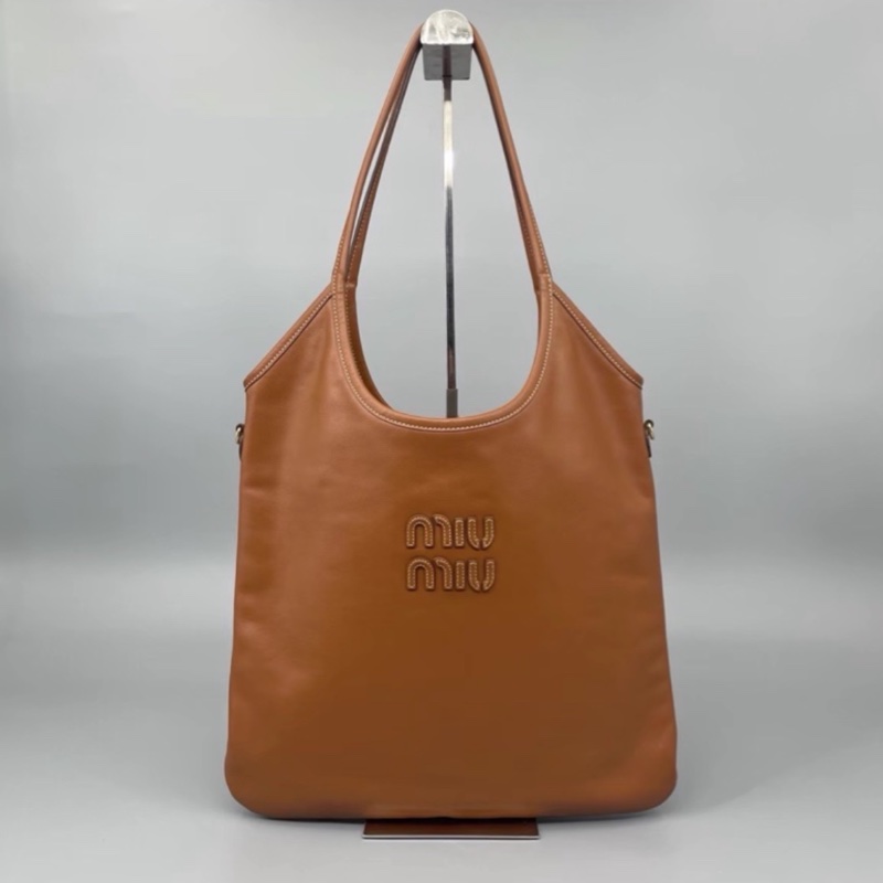 MiuMiu系千金風超限量低價中號ivy手提包肩背包托特包 🪗-10