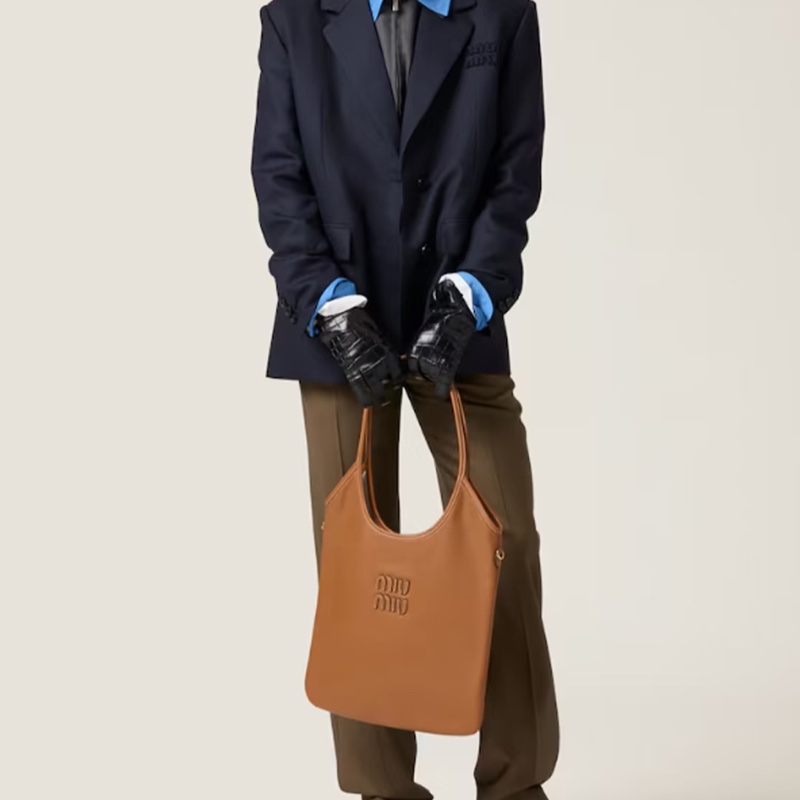 MiuMiu系千金風超限量低價中號ivy手提包肩背包托特包 🪗-23