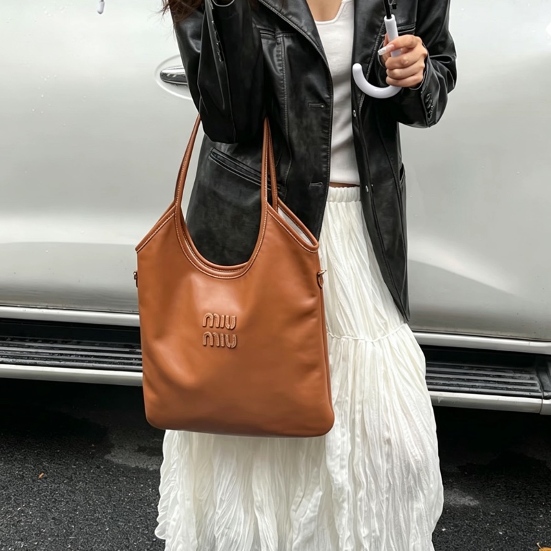 MiuMiu系千金風超限量低價中號ivy手提包肩背包托特包 🪗-30