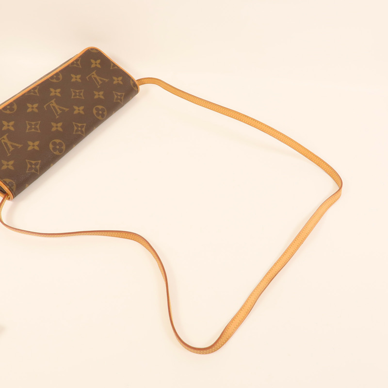 LOUIS VUITTON Monogram Pochette Twin GM肩背袋-5