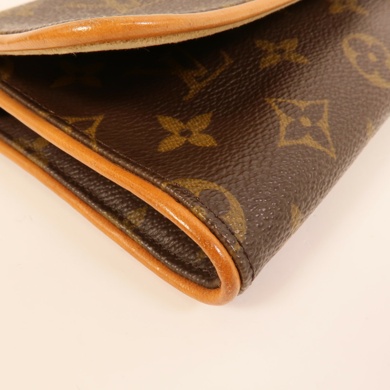 LOUIS VUITTON Monogram Pochette Twin GM肩背袋-9