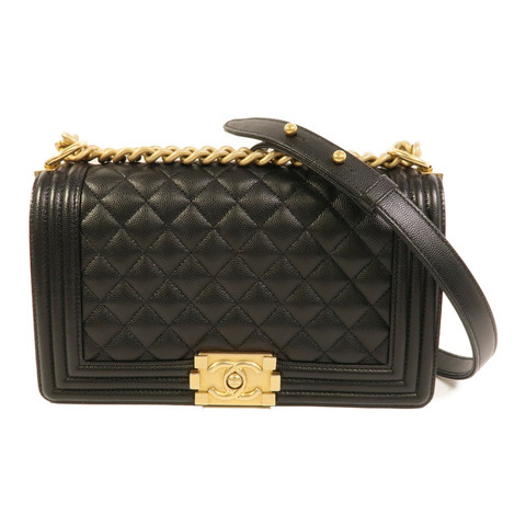 CHANEL 牛皮皮革Boy 25肩背袋