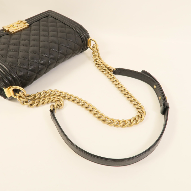 CHANEL 牛皮皮革Boy 25肩背袋-4