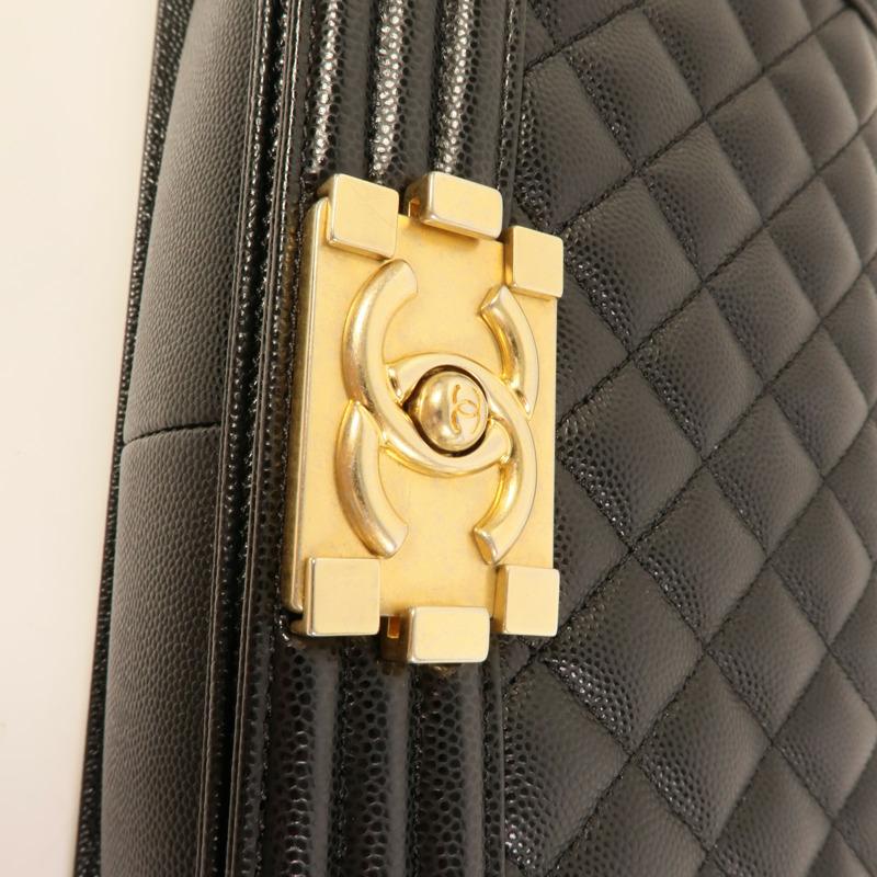 CHANEL 牛皮皮革Boy 25肩背袋-6