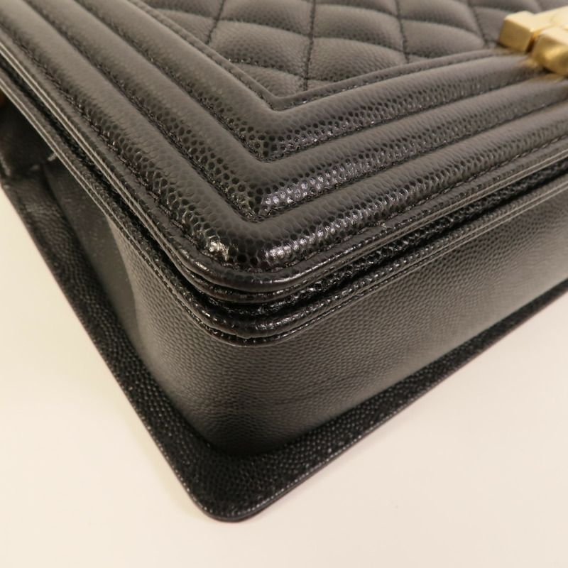 CHANEL 牛皮皮革Boy 25肩背袋-9