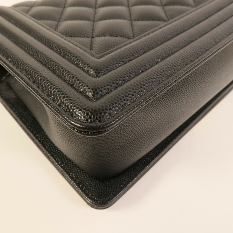 CHANEL 牛皮皮革Boy 25肩背袋-10