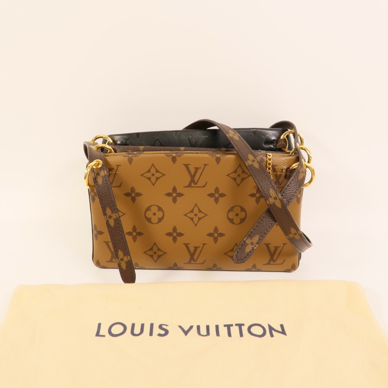 LOUIS VUITTON Mono-Reverse Pochette LV3肩背袋-11