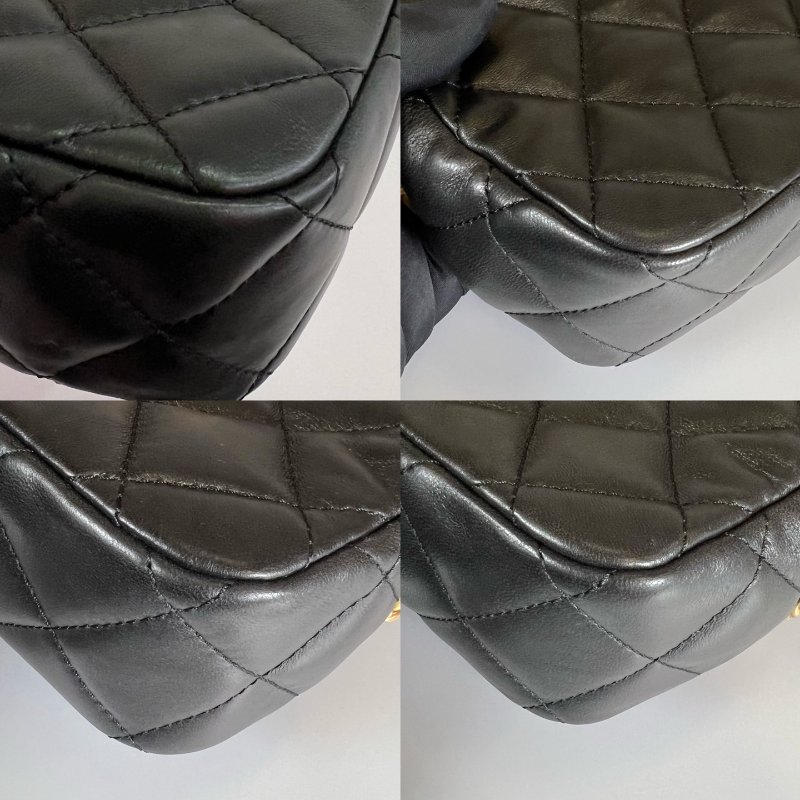 CHANEL 相機包調節扣黑金 晶片款-9