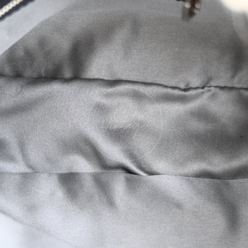 中古 芬迪 Fendi 黑色毛皮 Black Fur Baguette 法棍手袋-22