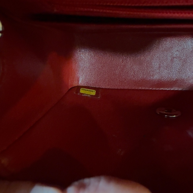 Chanel coco bag17 方胖紅色➿絕版品-17