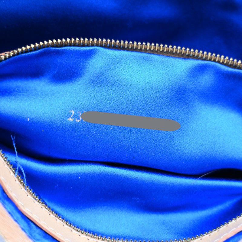 中古 芬迪 Fendi 棕金色小馬毛 Pony Hair Baguette 法棍肩背包-44