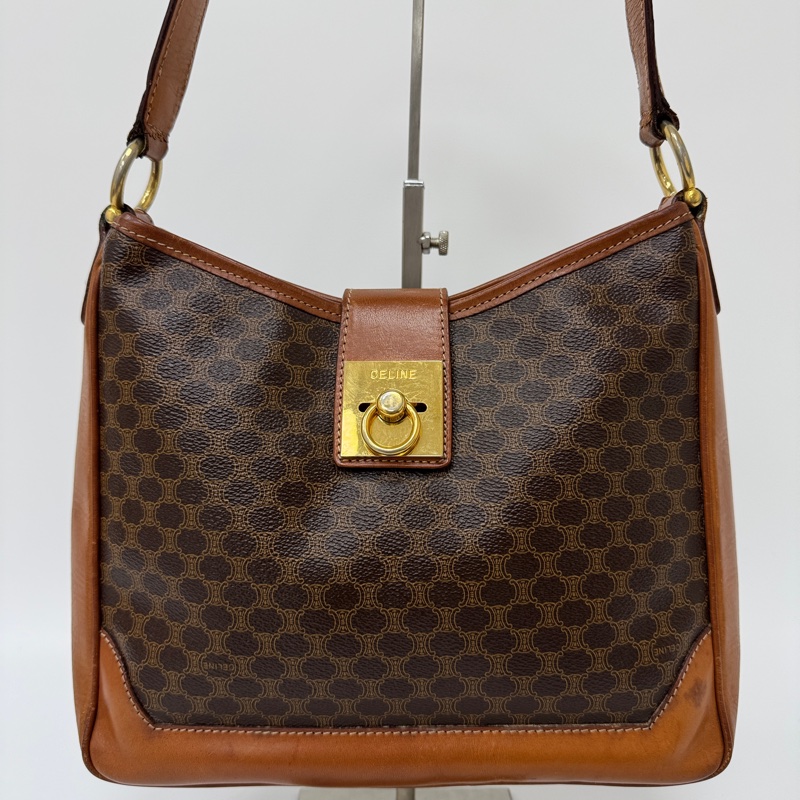 【赫蒂國際精品】Celine 賽琳 Macadam 系列 單肩包 vintage-2