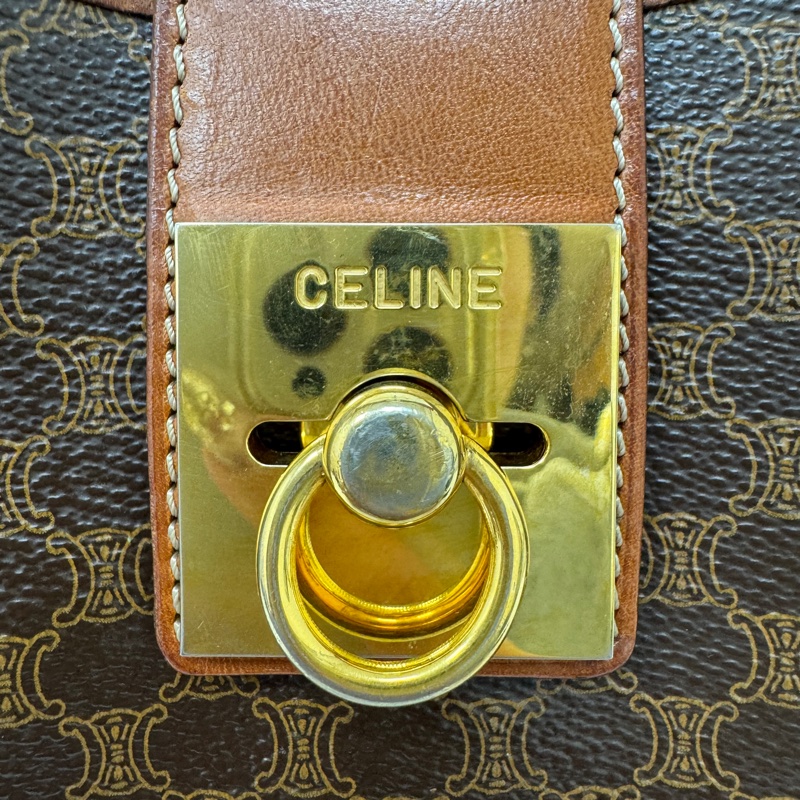 【赫蒂國際精品】Celine 賽琳 Macadam 系列 單肩包 vintage-4