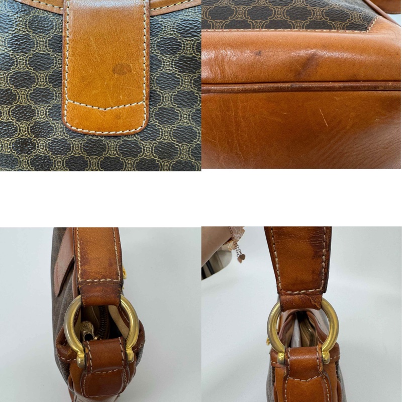 【赫蒂國際精品】Celine 賽琳 Macadam 系列 單肩包 vintage-8