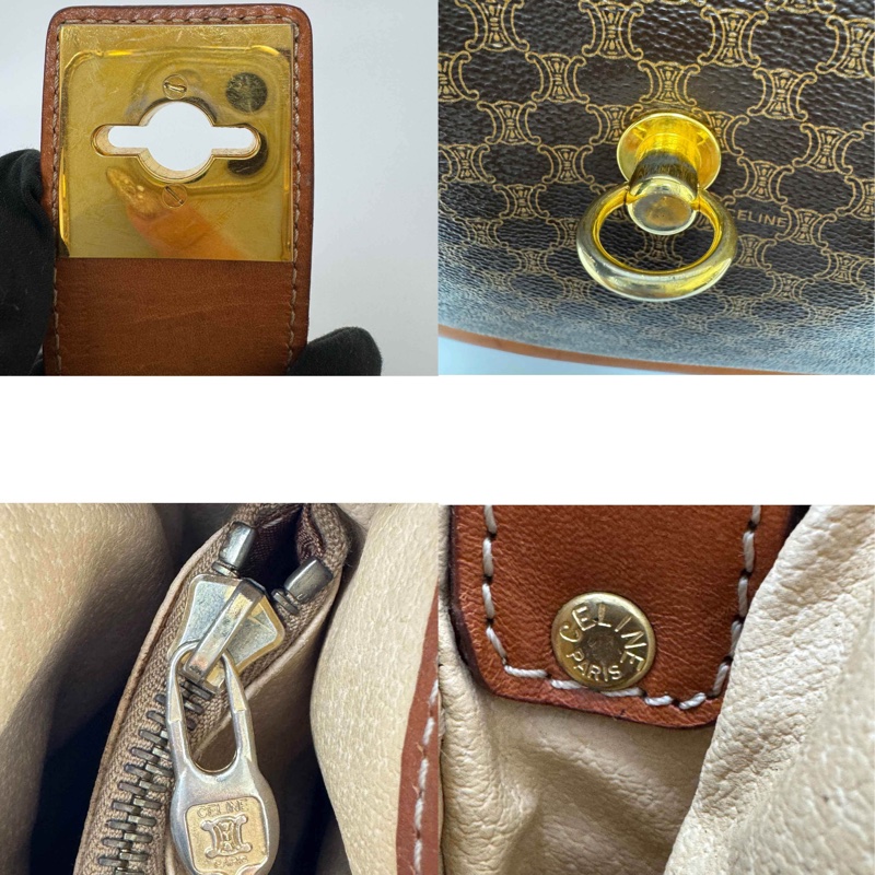 【赫蒂國際精品】Celine 賽琳 Macadam 系列 單肩包 vintage-10