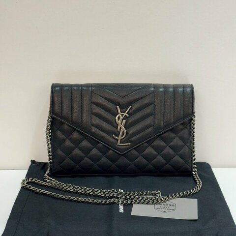 YSL 斜背包/側背包/鍊包/WOC 85成新