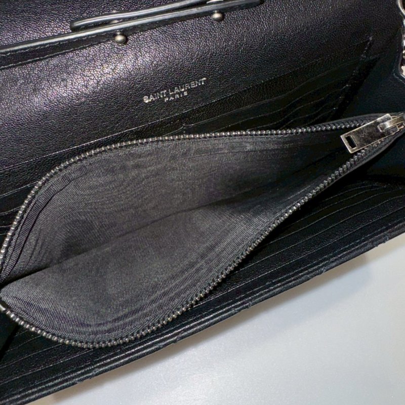 YSL 斜背包/側背包/鍊包/WOC 85成新-11
