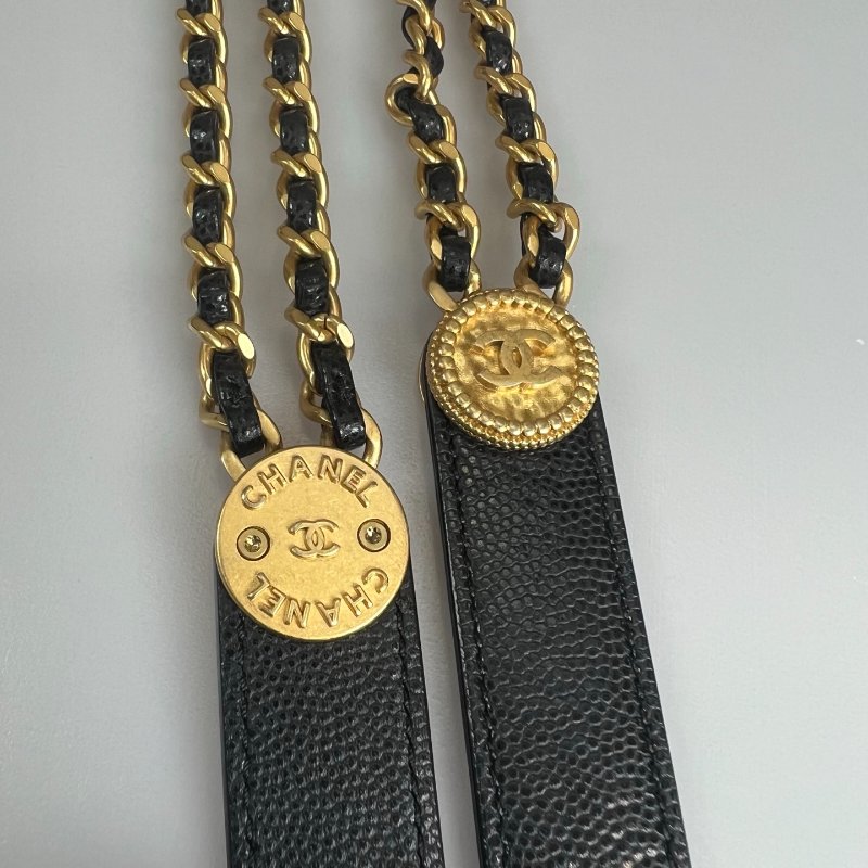 CHANEL 金幣方胖包荔枝黑 AS3368/晶片款-9