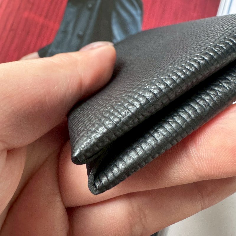 ✨全新閒置商品 💥Hermes 黑色calvi 卡包-2