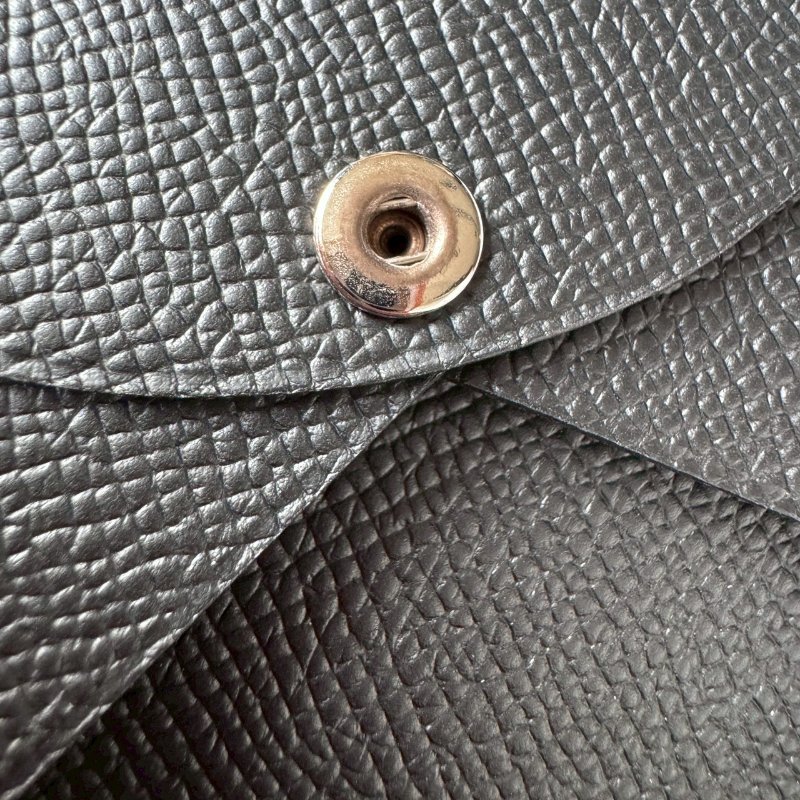 ✨全新閒置商品 💥Hermes 黑色calvi 卡包-7