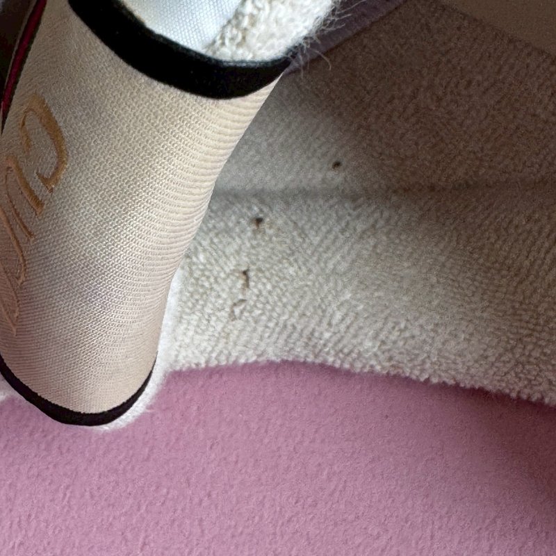 🎊重點有盒子🎊Gucci 米白雙G紅綠織帶休閒布鞋 38-19