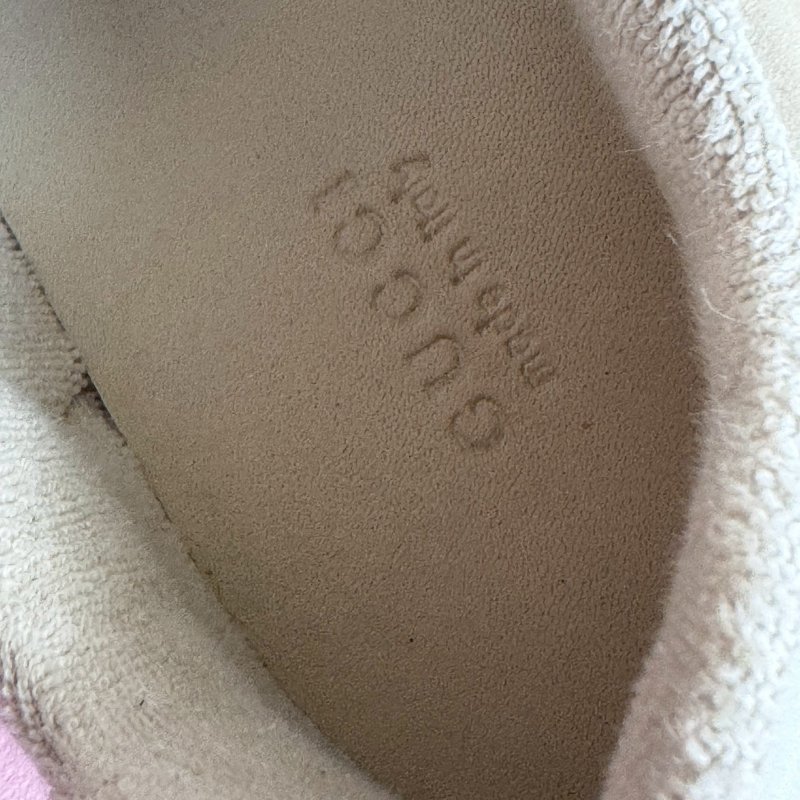 🎊重點有盒子🎊Gucci 米白雙G紅綠織帶休閒布鞋 38-20