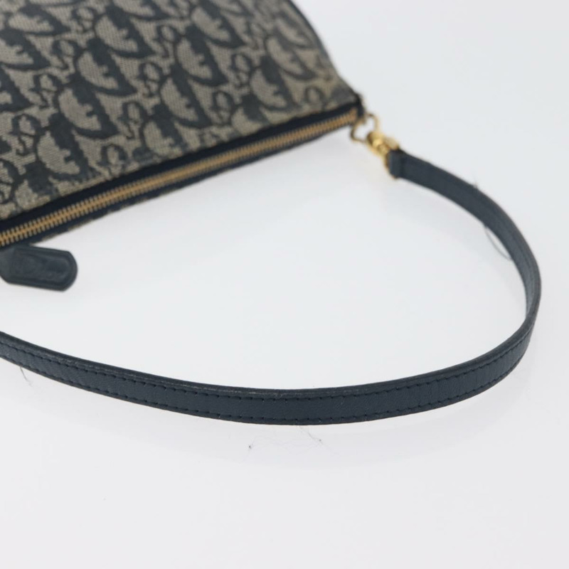 【日本直送】Christian Dior Trotter帆布配件包 海軍藍 銀色 正品 mr2399A-6